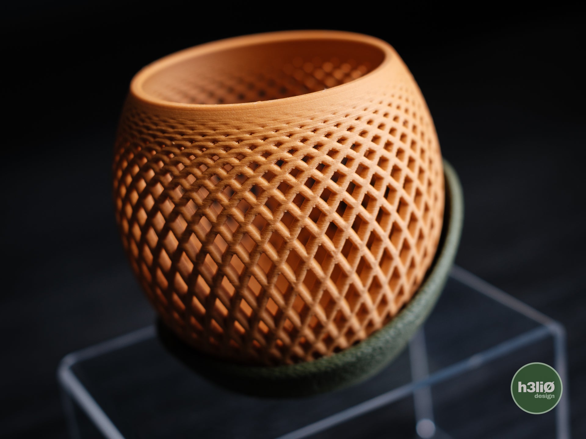 polygon · orchid planter